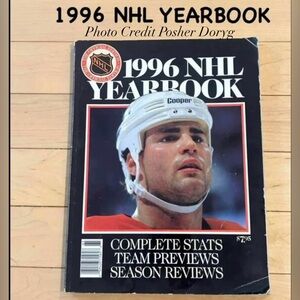Vintage 1996 NHL Yearbook Book